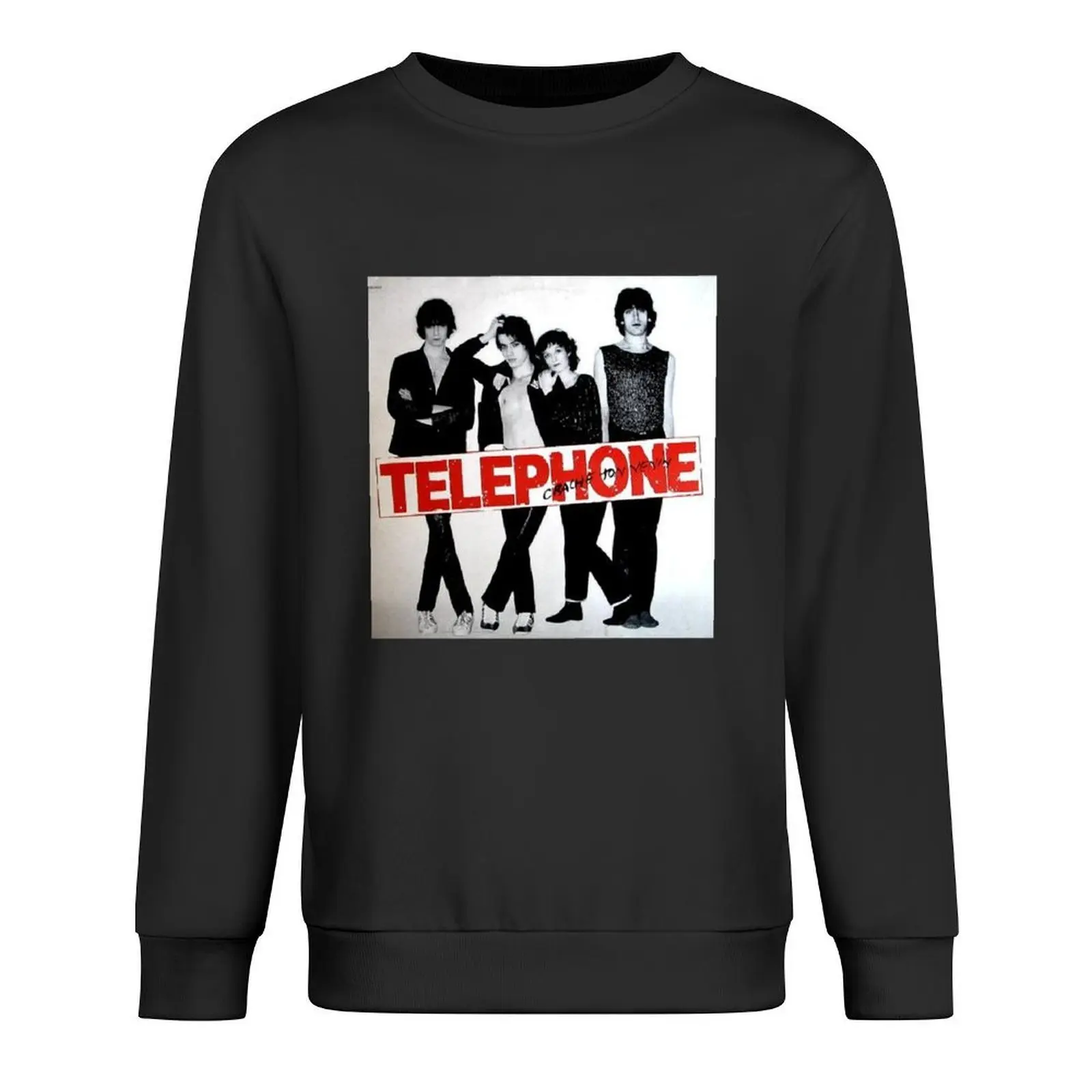

Telephone Rock Band France Pullover men's clothing autumn new products graphic t shirts men mens clothes aesthetic sweatshirts
