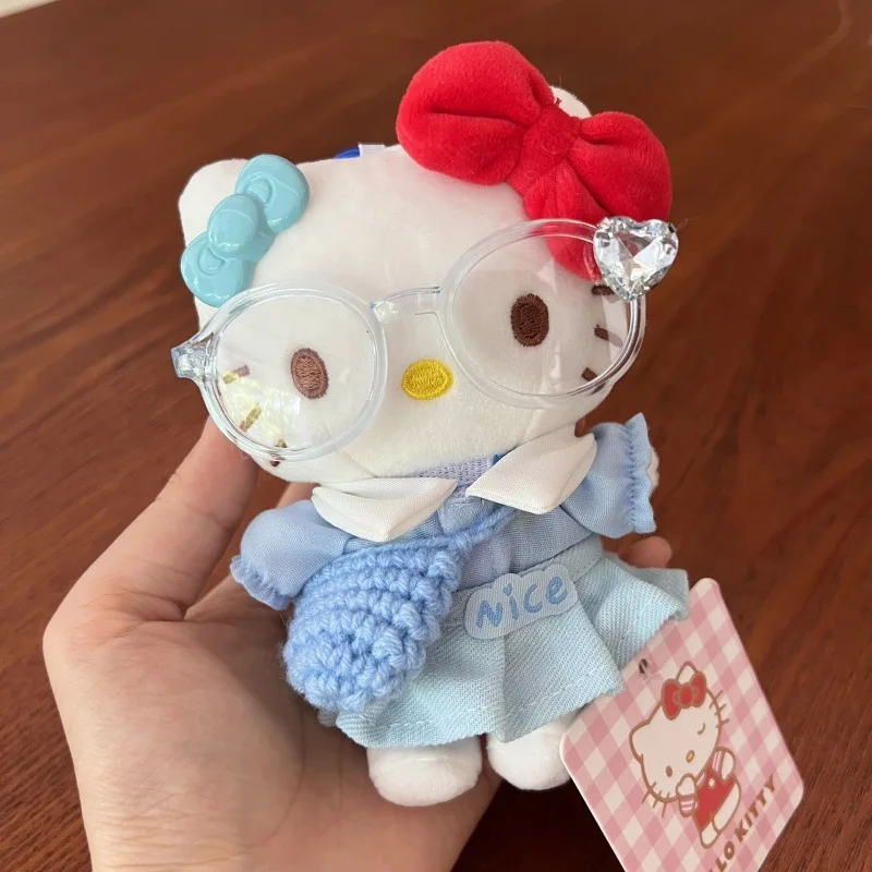 Sanrio Cartoon Hello Kitty Pluche Sleutelhanger Hanger Dagelijkse Rugzak Gepersonaliseerde Mode Accessoires Kinderfestival Geschenken