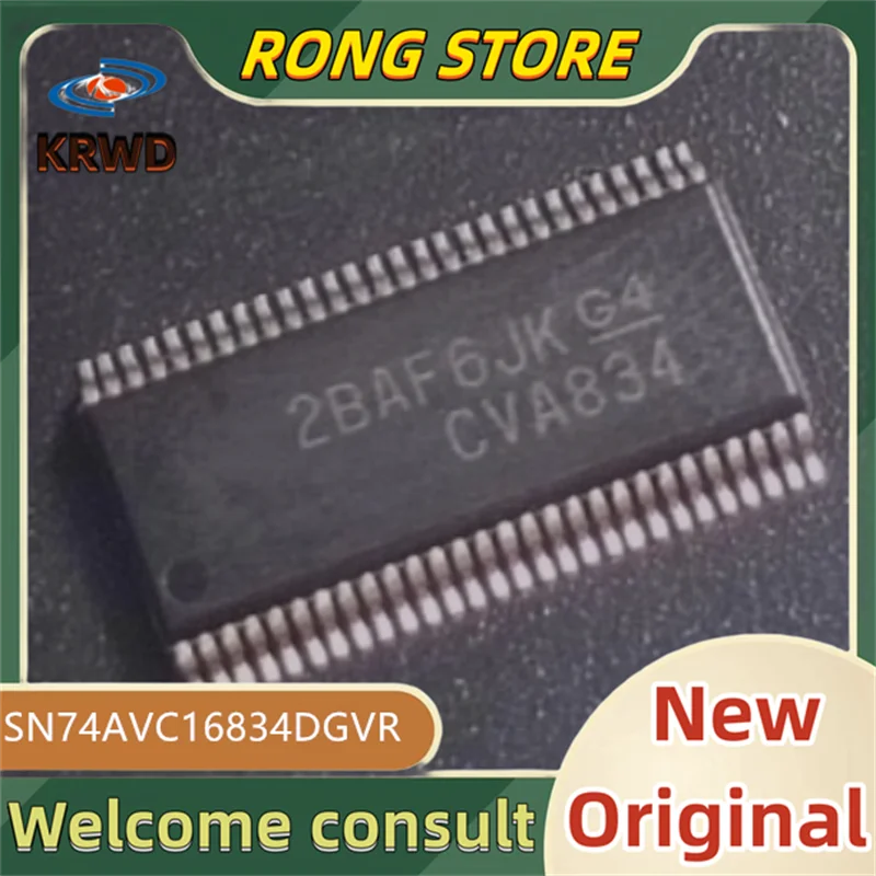 5PCS CVA834 New and Original Chip IC SN74AVC16834DGVR SN74AVC16834DG 74AVC16834 TSSOP-56
