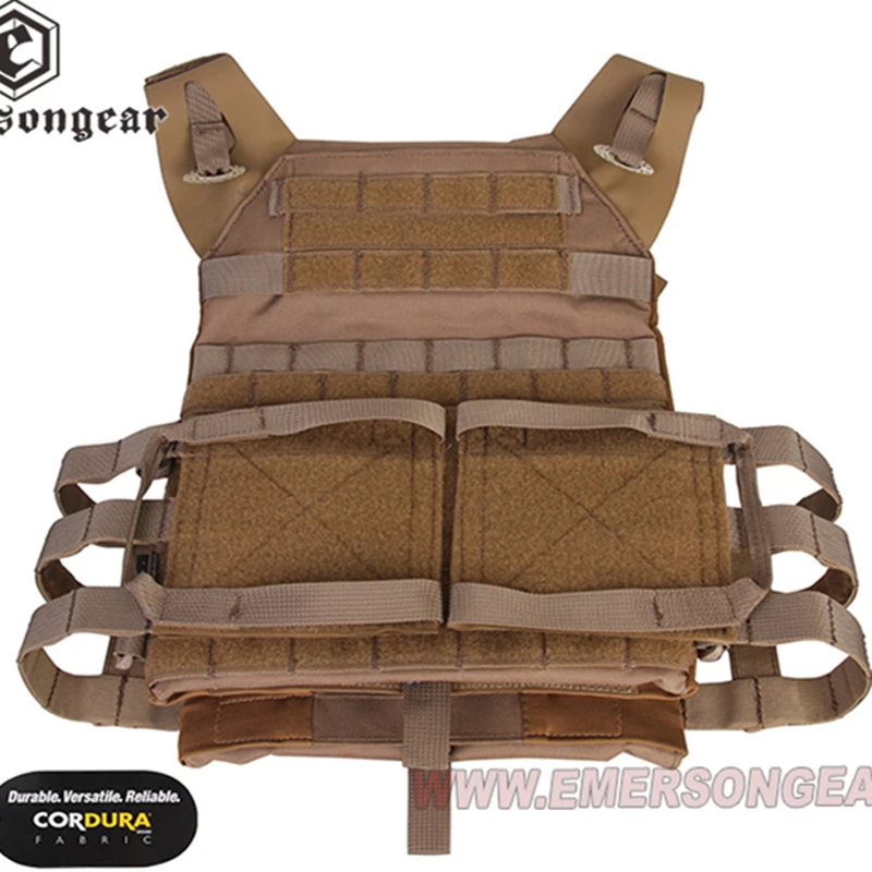 

Тактический жилет EmersonGear JPC 2.0 Molle для охоты и страйкбола, бронежилет-плитоносец, аксессуары CB