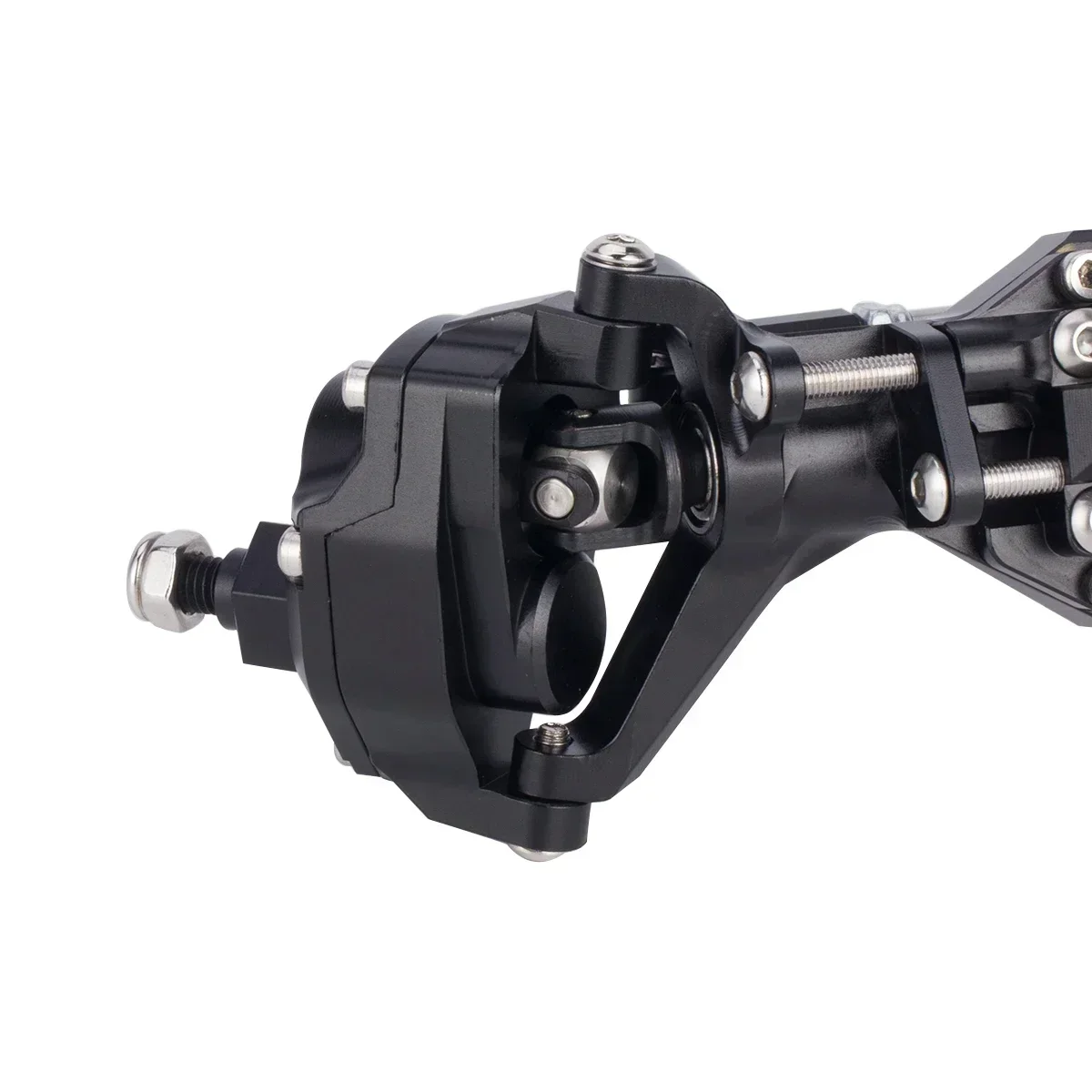 CNC Aluminum Front Rear Portal Axle Complete Set for 1/10 RC Crawler Vanquish VS4-10 Phoenix F10 LCG Chassis DIY Upgrade Parts