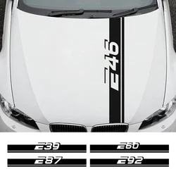Accesorios adhesivos para capó de coche, pegatina de película de vinilo para BMW E39 E46 E60 E90 E28 E30 E34 E36 E53 E61 E62 E70 E87 E91 E92 E93