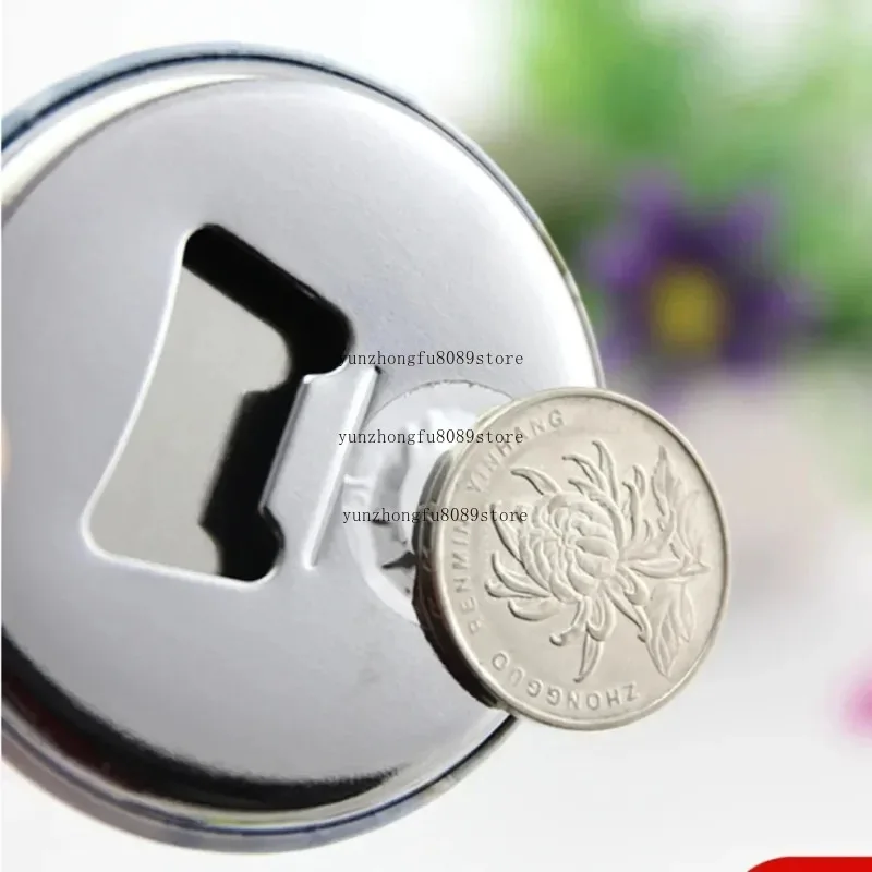 58mm Refrigerator Magnet Bottle Opener Blank Material Customize Tinplate Multifunctional Magnetic Beer Bottle Opener Consumables