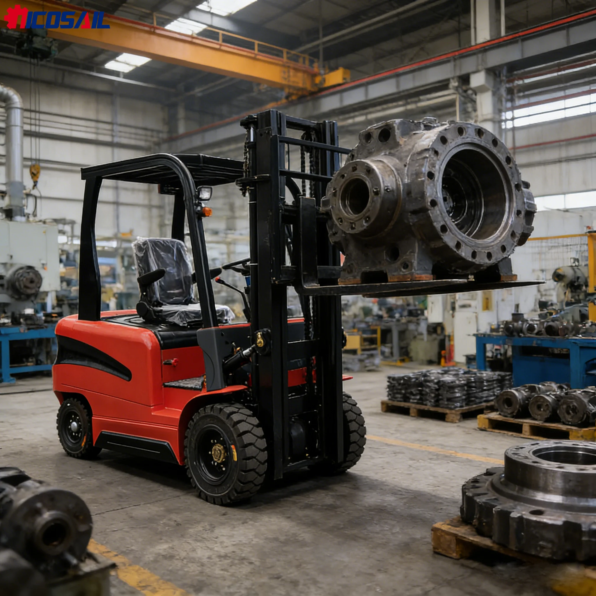 1 Ton Mini Electric Forklift CE Certified Small Battery Forklift for Warehouse