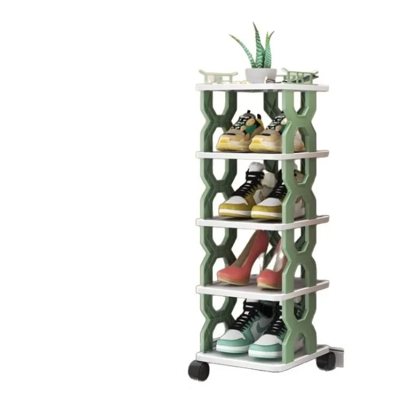 Полка для обуви, простой артефакт для хранения бытовой двери, новый шкаф, многослойная компактная маленькая полка для использования в помещении.