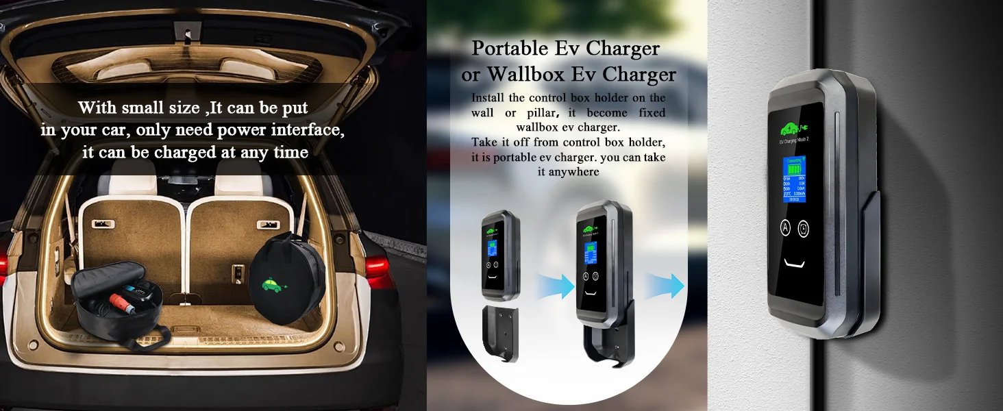 Kolanky EV-Ladegerät, 11 kW, 16 A, 3P-Timer, WLAN, Tuya-App, Zeitverzögerung, 1–15 Stunden Set, Ladezeit, Elektrofahrzeug, Autos, insgesamt 7 m – Detail 5