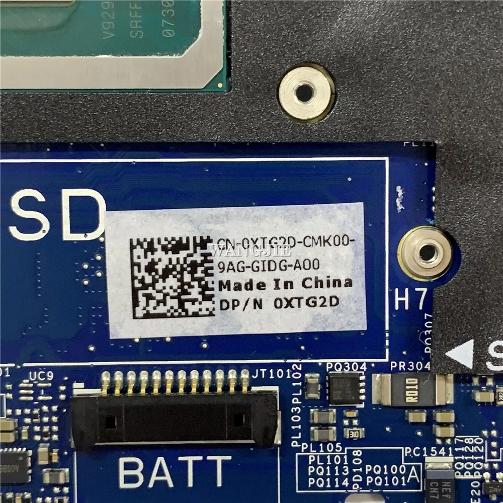 Imagem -03 - Placa-mãe do Portátil Recondicionado Dell Xps 13 9380 I58265u 16 Ghz 8g Ram Uhd 620 Cn0xtg2d 0xtg2d Edo30 La-e672p