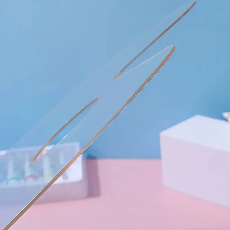 1 pz tavolozza trasparente tavolozza acrilica tavolozza di pittura a olio di belle arti pittura acrilica a guazzo