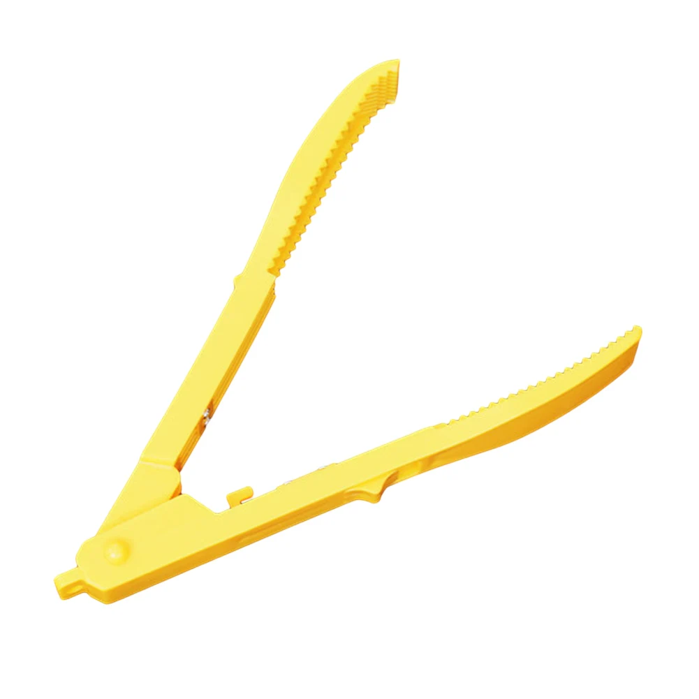 Easy to Carry Fishing Fish Clip Made of Engineering Plastic Locking Switch Spring Rope and Buckle Various Colors