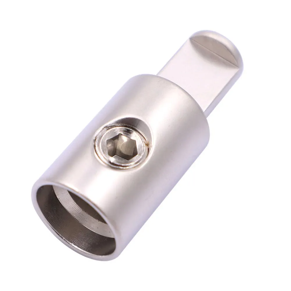2 Piece Power Wire Reducer for 1/0 to 4 Gauge Conversion in Car Audio Systems with High Hardness Aluminum Build