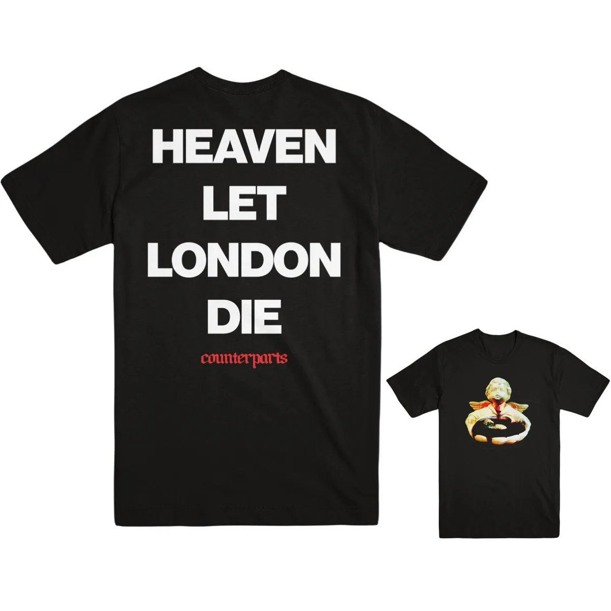 Heaven Let Leeds Die COUNTERPARTS Band T-Shirt Cotton Graphic Tee Men Women Summer Streetwear