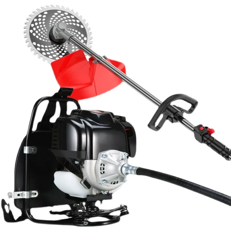 Lawn mower four-stroke backpack small multi-functional household soil thawing machine