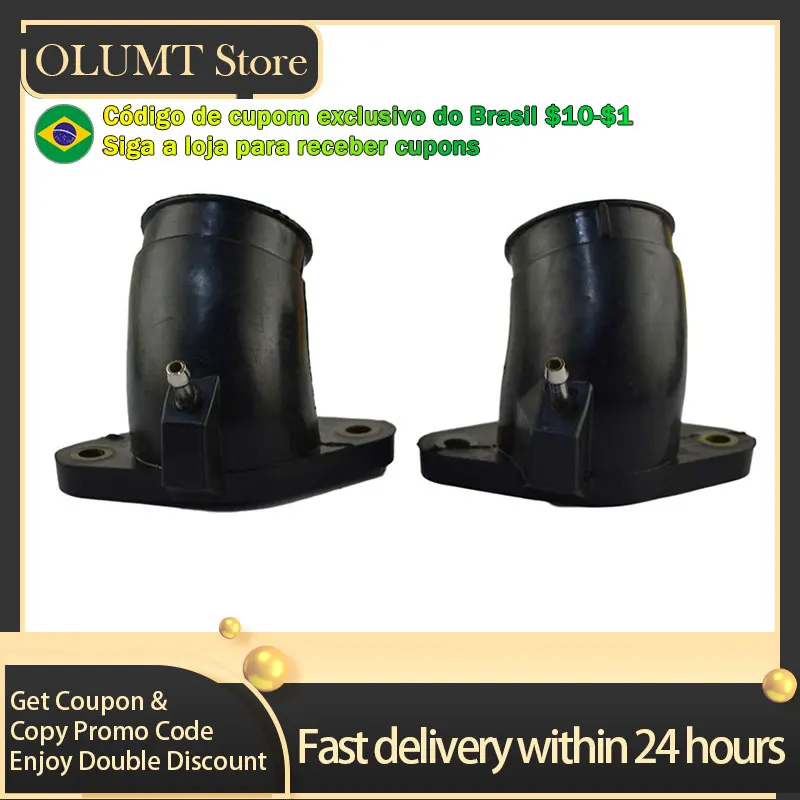 Acessórios para motocicleta, coletor de saída de admissão de interface de carburador para yamaha xv400 V-STAR arraste xvs400c xvs650 4tr-13586-01-00