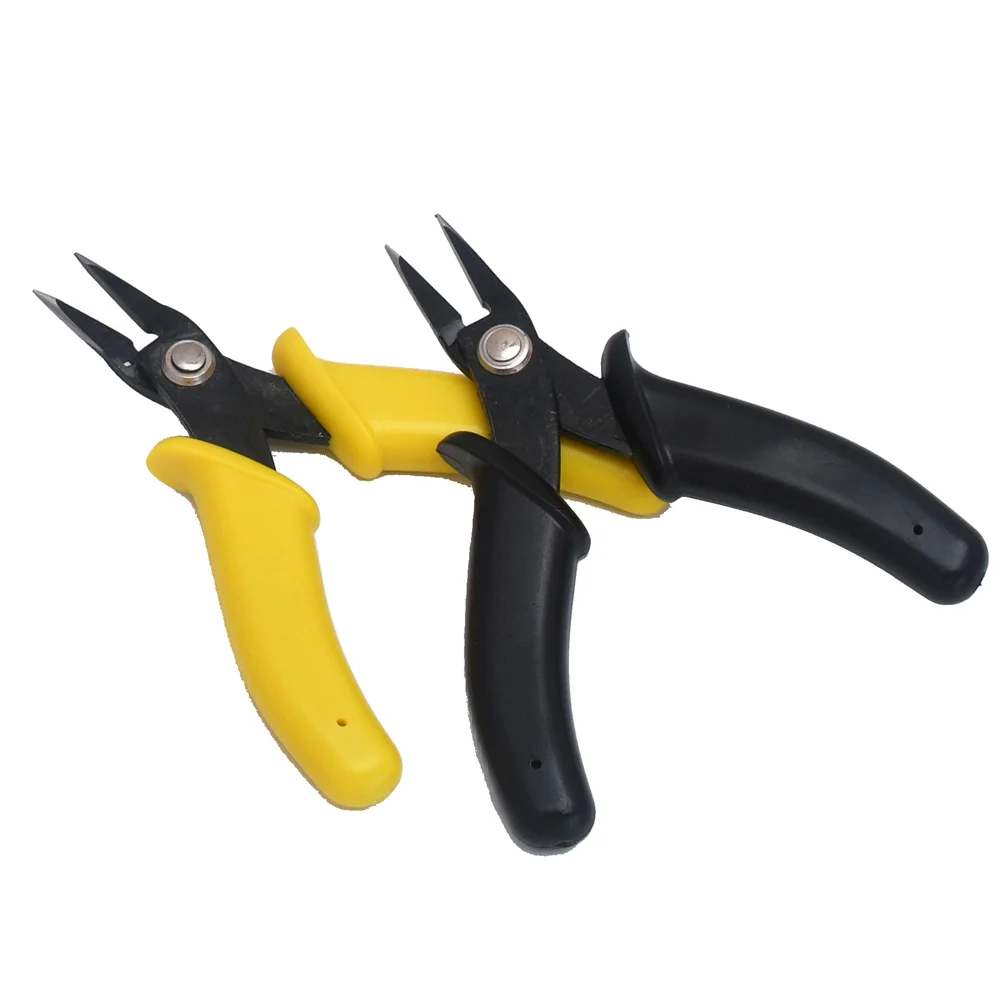 3.5inch Mini Flat Nose Pliers Micro Cut Plier Nose Plier Small Chain Pliers Smooth Jaw Fine Pliers For DIY Jewelry Making Tool