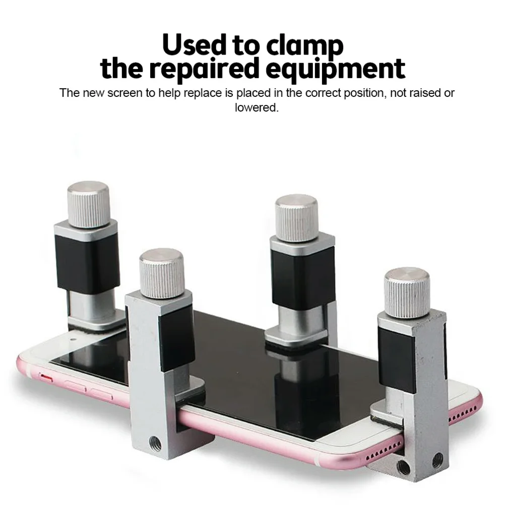 Clip de Metal ajustable para reparación de teléfonos móviles, soporte de fijación de pantalla LCD, abrazadera de mantenimiento de reparación de