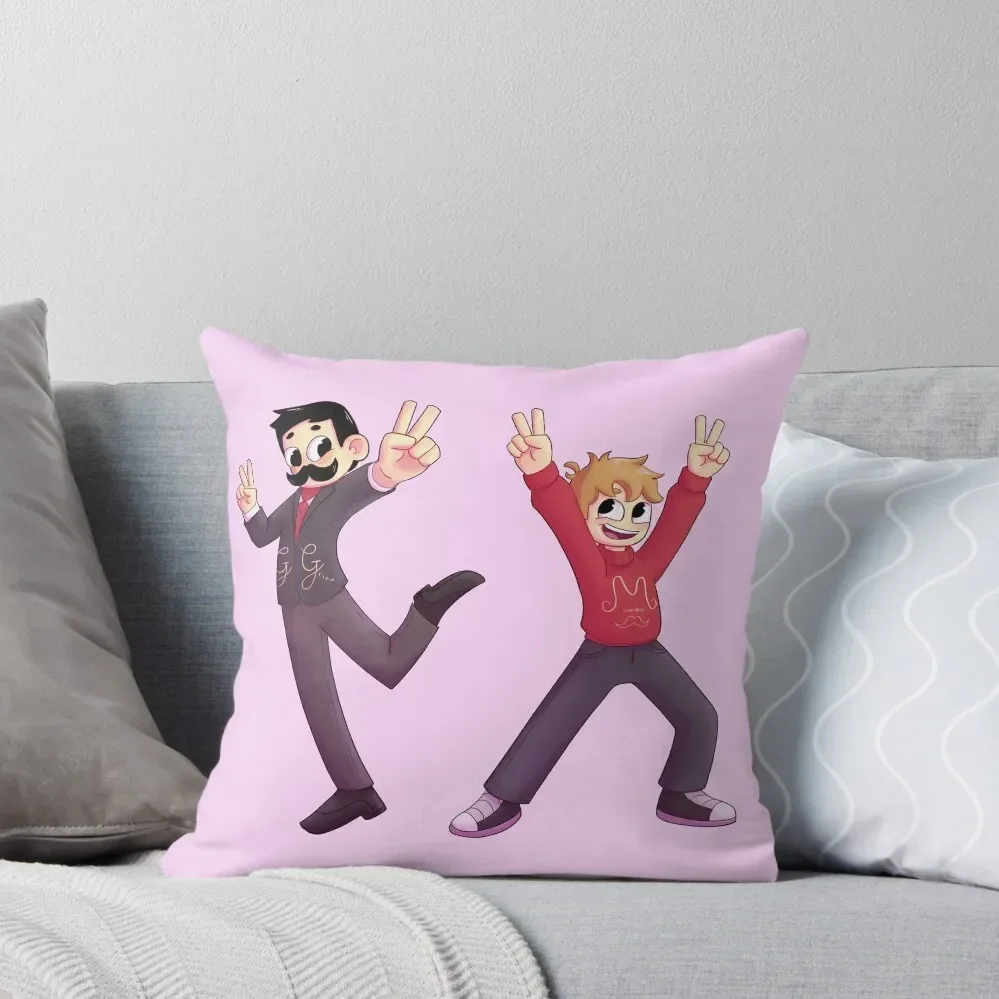 

Mumbo Jumbo and Grian Throw Pillow Sofa Decorative Covers Custom Cushion Photo Custom Cushion pillow