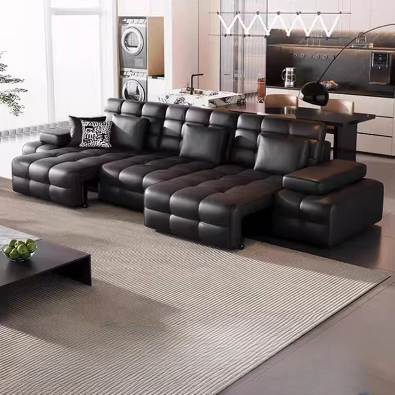 Sofá elétrico italiano moderno loveseat design preto preguiçoso sofá reclinável sala de estar oversized interior divano soggiorno móveis