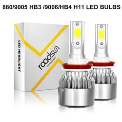 Led Headlight Bulbs H11 LED C6 Car Lights H4 880 H11 HB3 9005 HB4 9006 6500K 120W 12V 12000LM Auto Headlamps 2PCS