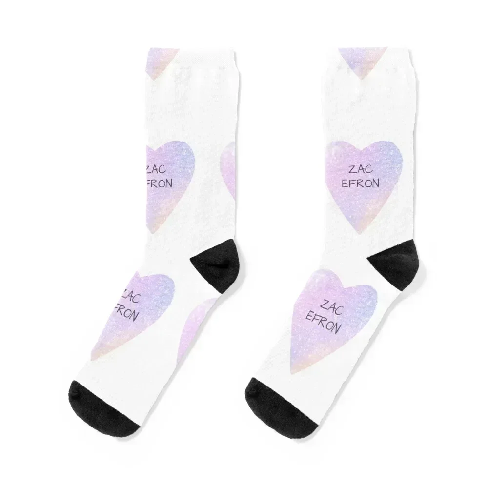 

I Love Zac Efron Socks funny sock with print designer brand Socks Woman Men's