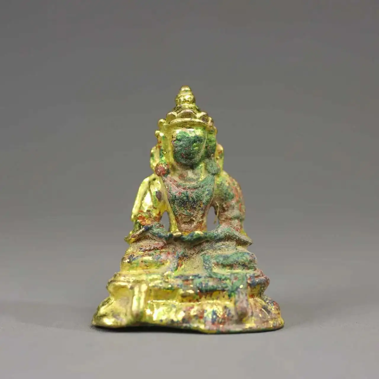 Mini Amitayus Buddha Ornament Decoration Tea Pet Figurines Desk Decor Accessories