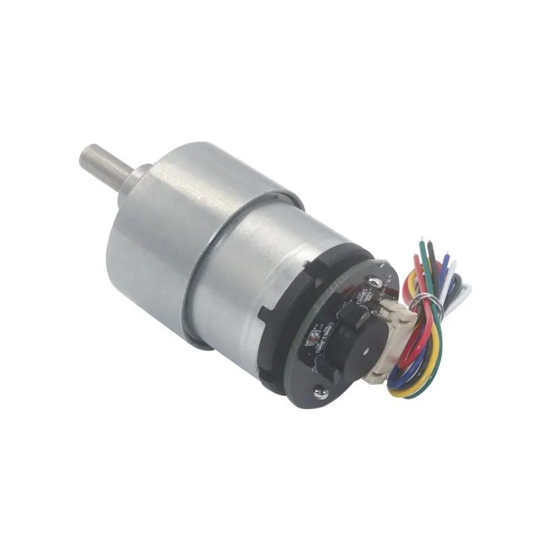 

MOEBIUS 37-520 12V DC Reducer Motor With Speed Measuring Hall Encoder Robot Large Torque Brushed Engine Metal Teeth