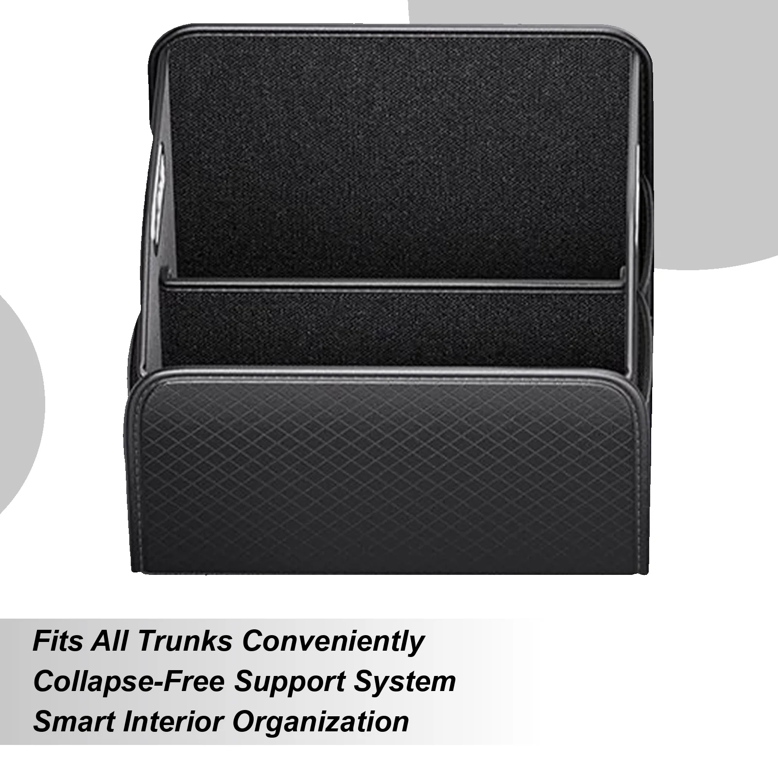 

Органайзер для багажника автомобиля SUV большой емкости с несколькими отделениями большой органайзер для багажника автомобильный ящик для хранения внедорожника RV Sedan автомобильный