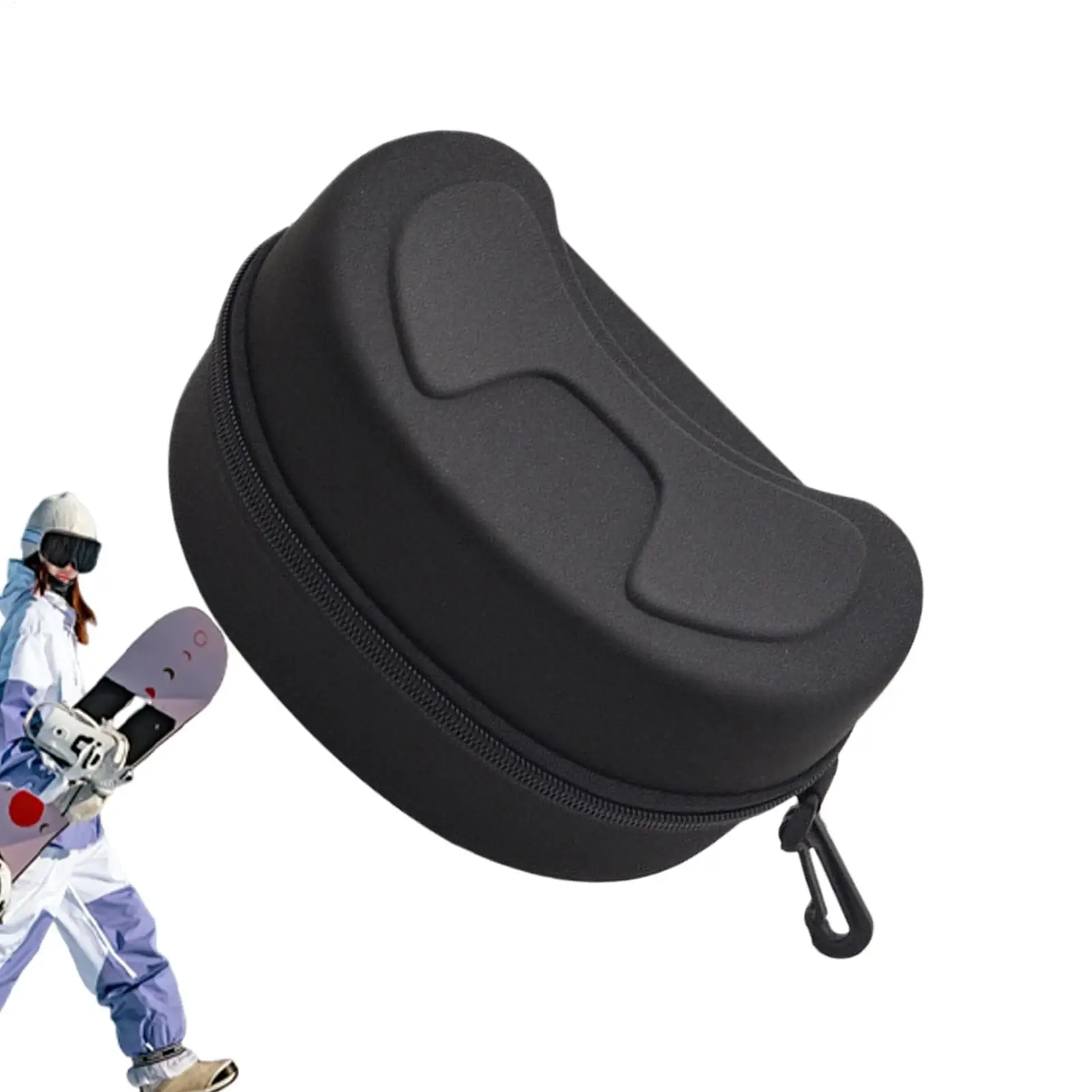 

Protective Storage Box Ski Goggle Case Waterproof Hard Durable Shockproof For Winter Skiing Snowboard Goggles With Zipper