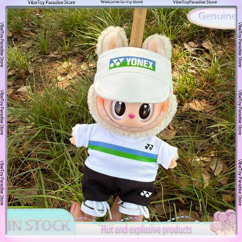En Stock Labubu bádminton Yonex ropa muñeca conjunto 123 generación muñeca de vinilo Universal Diy ropa deportiva solo ropa regalo para niña