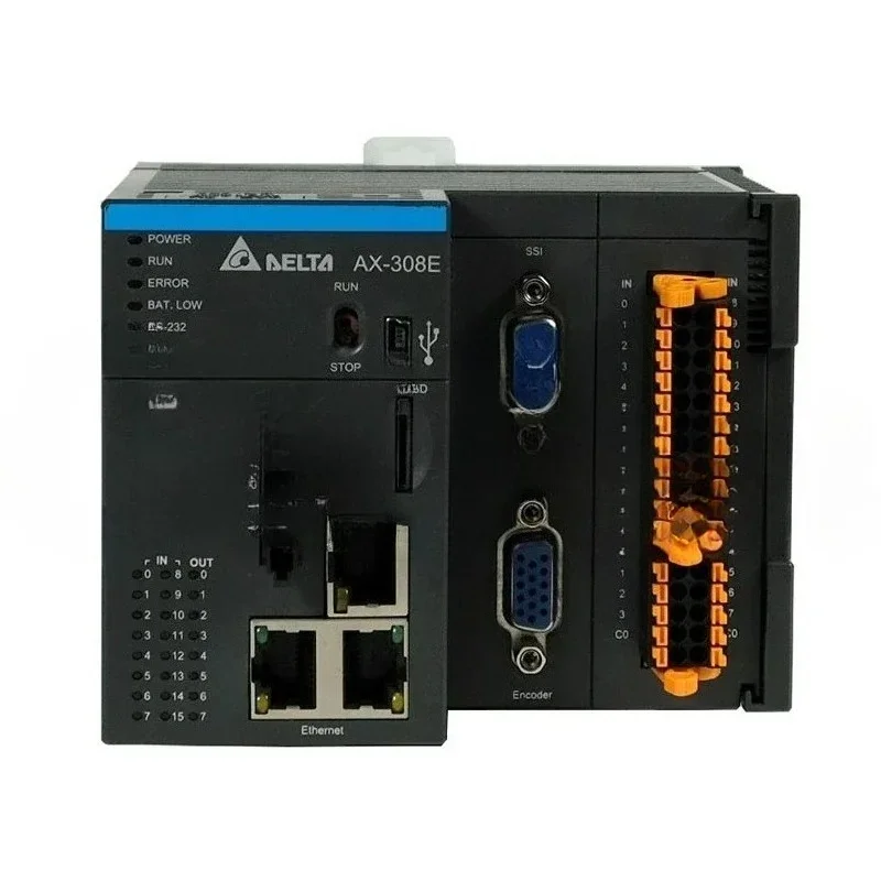 

DELT CODESYS AX-308EA0MA1T 8-Axis Programmable Controller 16DI 8DO CPU EtherCAT Softmotion NPN Output