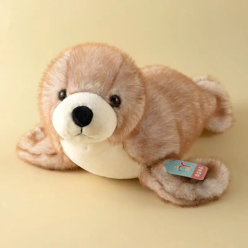 La dernière poupée de sceau marin Kawaii, jouet en peluche, figurine de dessin animé, oreiller mignon pour enfants, cadeau d'anniversaire amusant