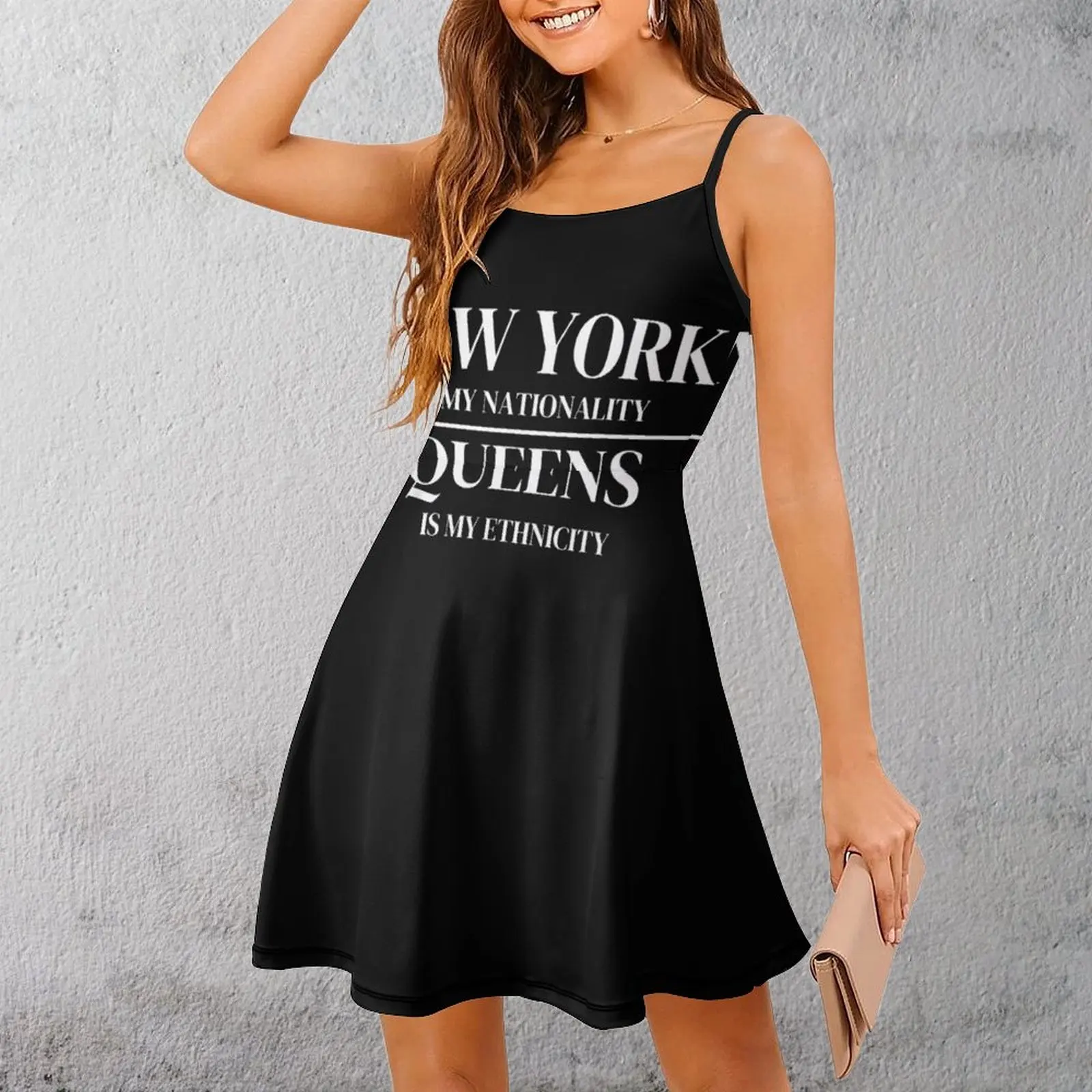

Exotic Woman's Gown The Dress New York Queens Identity Women's Sling Dress Casual Graphic Vacations Graphic