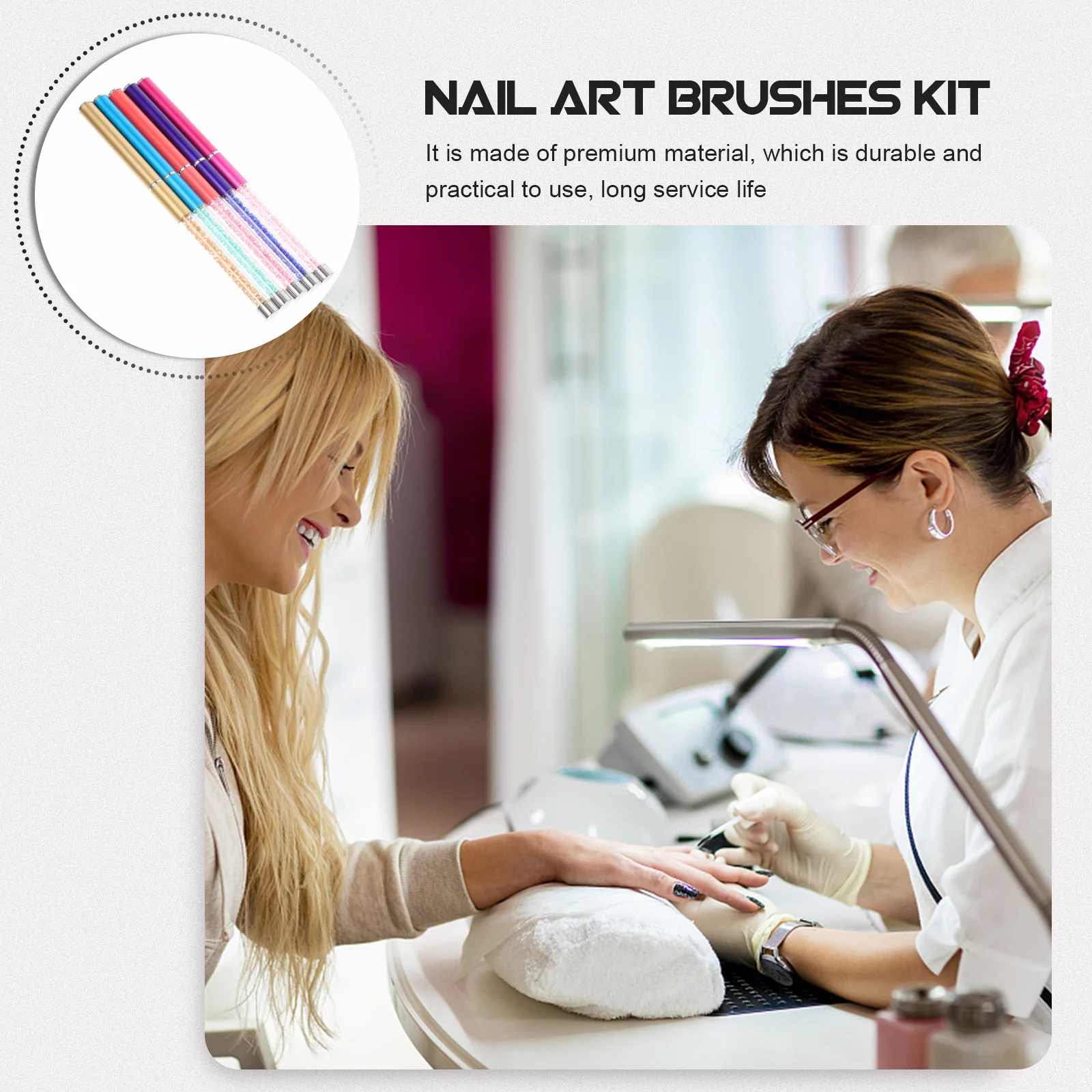 5pcs Art Brushes Kit Portable Liner Tools For Manicure Painting Decorative Dotting Design Diy Nail Pen Set Manicure Pens Nail