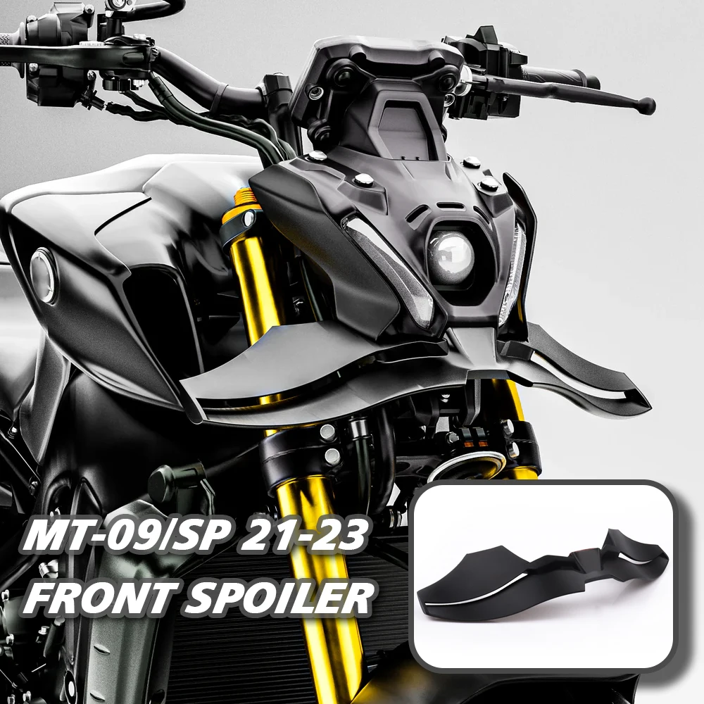 FIT YAMAHA MT-09/SP Front Spoiler Lower Spoiler Lower Lip GP WING DOWNFORCE NAKED FRONTAL SPOILERS MT09 SP 2021 2022 2023