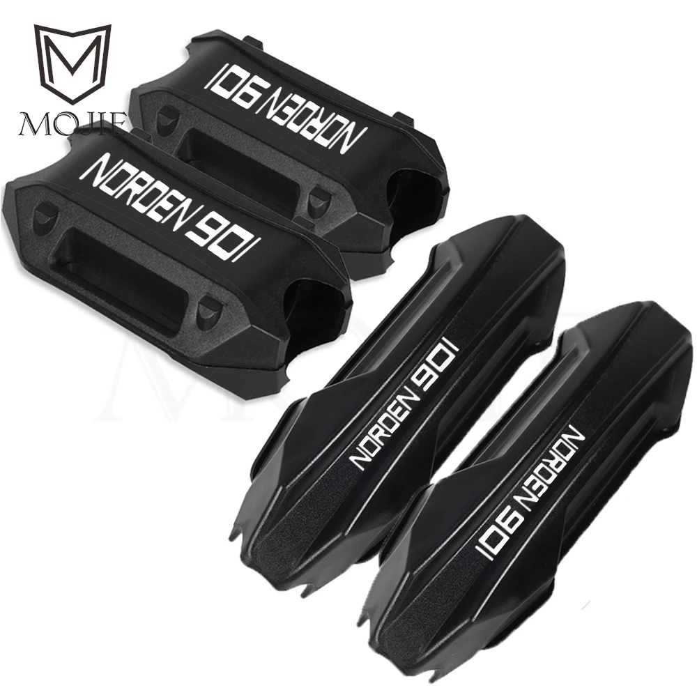 Motorcycle 25mm Engine Crash bar Protection Bumper Decorative Guard Block FOR Husqvarna Norden 901 NORDEN901 2021 2022 2023 2024