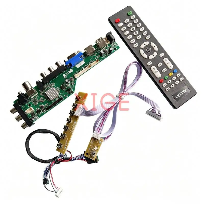 

Controller Board Fit B156XTN04 B156XTT01 B156XTN03 B156XTN02 1366x768 LVDS-40 Pin DVB/USB/AV/VGA/HDMI Laptop Panel 1366*768 Kit