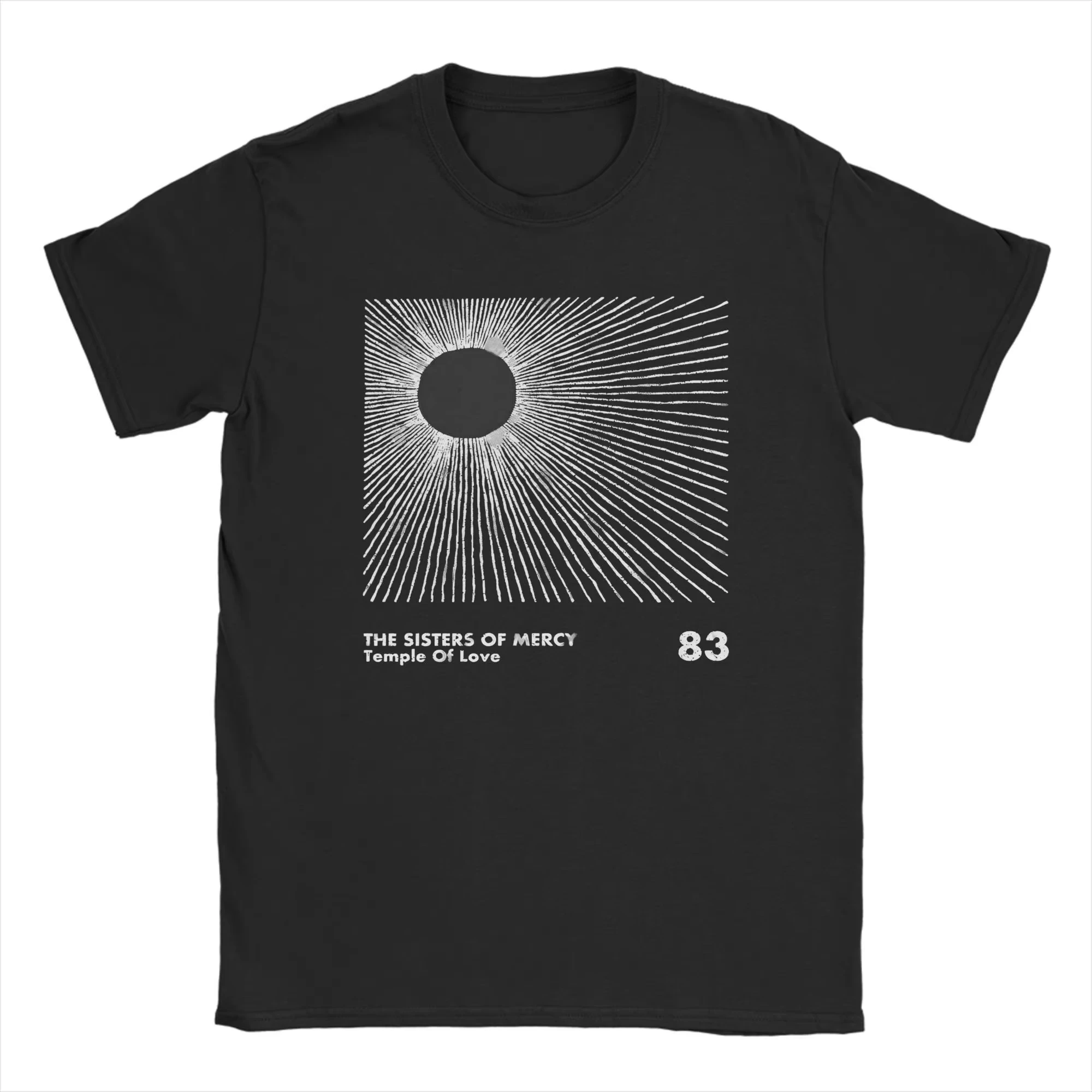 2026 T-Shirt Sommer The Sisters of Mercy Band Hipster T-Shirts Baumwoll-T-Shirt für Herren Ästhetisches Design Kurzarm-Oberteile