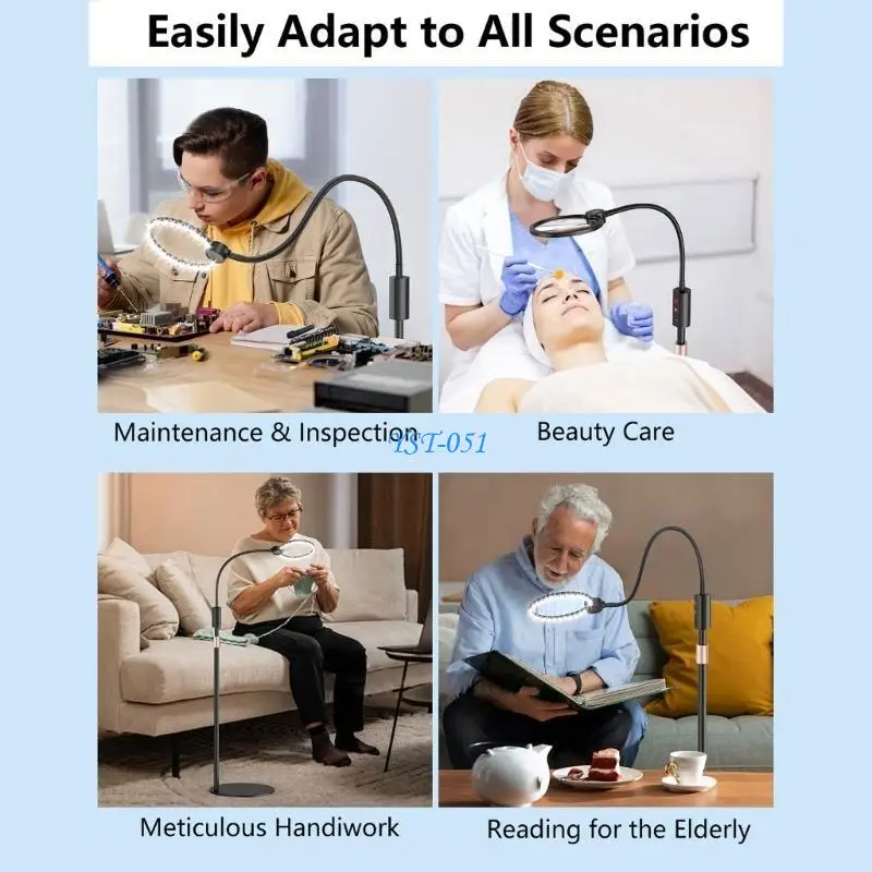 

E15A Long Battery Life Enlarger LED Light Grasps Complimentary for Elderly Reading