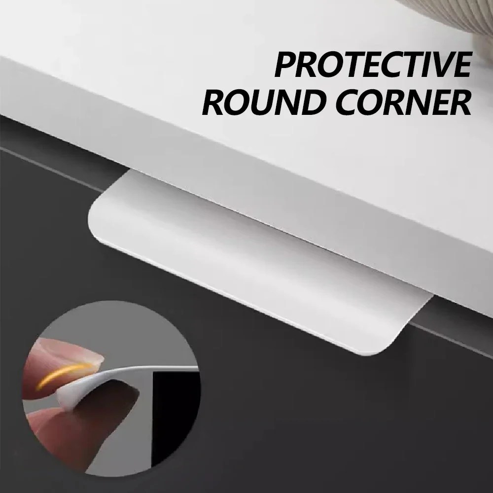2/4/8PCS Kitchen Cabinet Handles Hidden Handles for Furniture Wardrobe Aluminum Alloy Drawer Knob Invisible Cupboard Door Handle