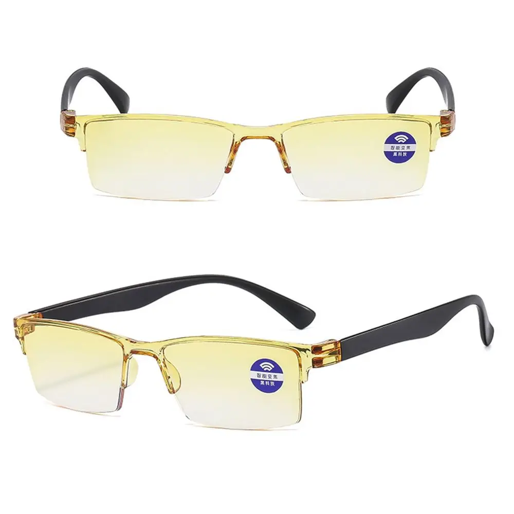 Autofocus Power Anti-Blue Light Reading Glasses Anti Blue Ray Smart Hyperopia Glasses PC Near Far Automatic Zoom Eyeglasses