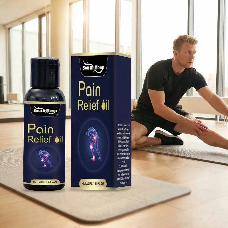 Body Massage Oil For Back Neck And Shoulders Relieves Discomfort And Moisturizes Joints