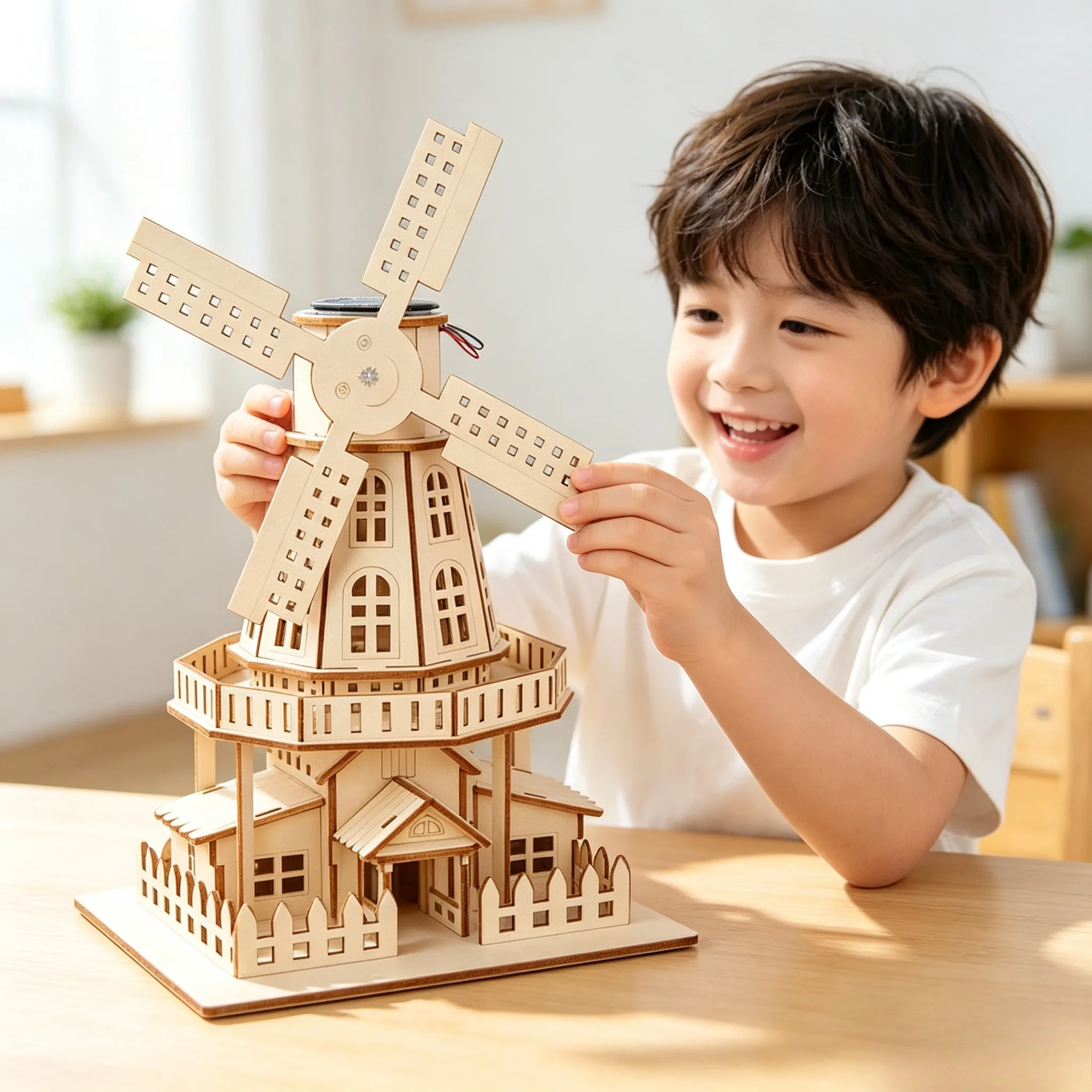 Casa con molino de viento sola - Science Max reseña y precio