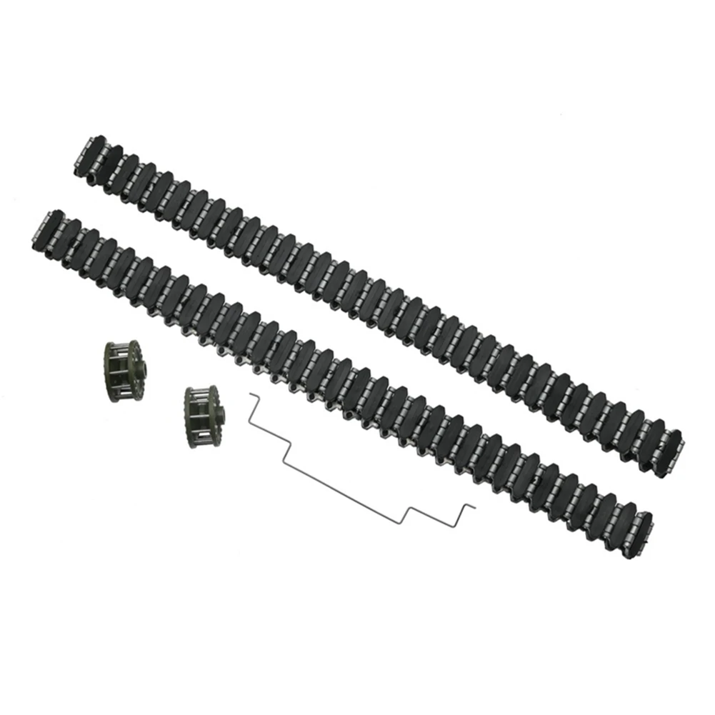 B05C-1Set RC Car Accessories Replacement Parts Technical Wheels Tire Track Caterpillar Pedrail For WPL E-1 1/16
