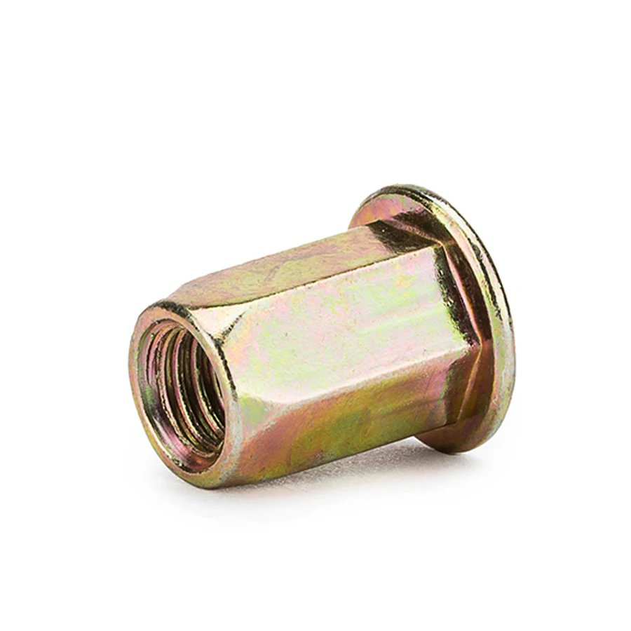 M3-M12 Rivet Nut,Carbon Steel Full Hex Body Rivet Nut ,K005