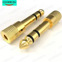 Headphone Audio Adapter Amplifier Jacks 6.5mm Male To 3.5mm Female Adapter Connector Microphone AUX Cable With 6.35 3.5 MM Jack