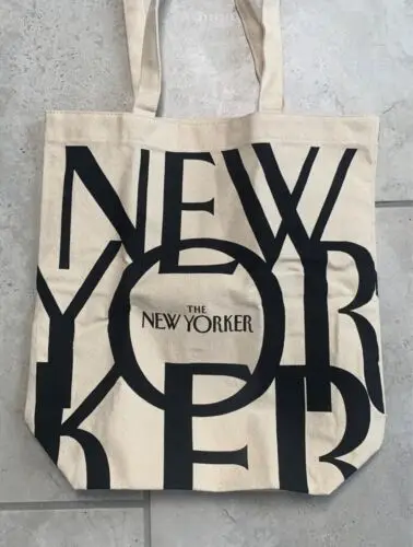 The New Yorker Classic Canvas Tote Bag Brand New and Sealed