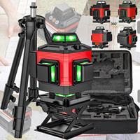 Professional Laser Level 4D 16 Line Automatic 3 ° self leveling 4*360 ° Horizontal And Vertical level laser Construction Tools