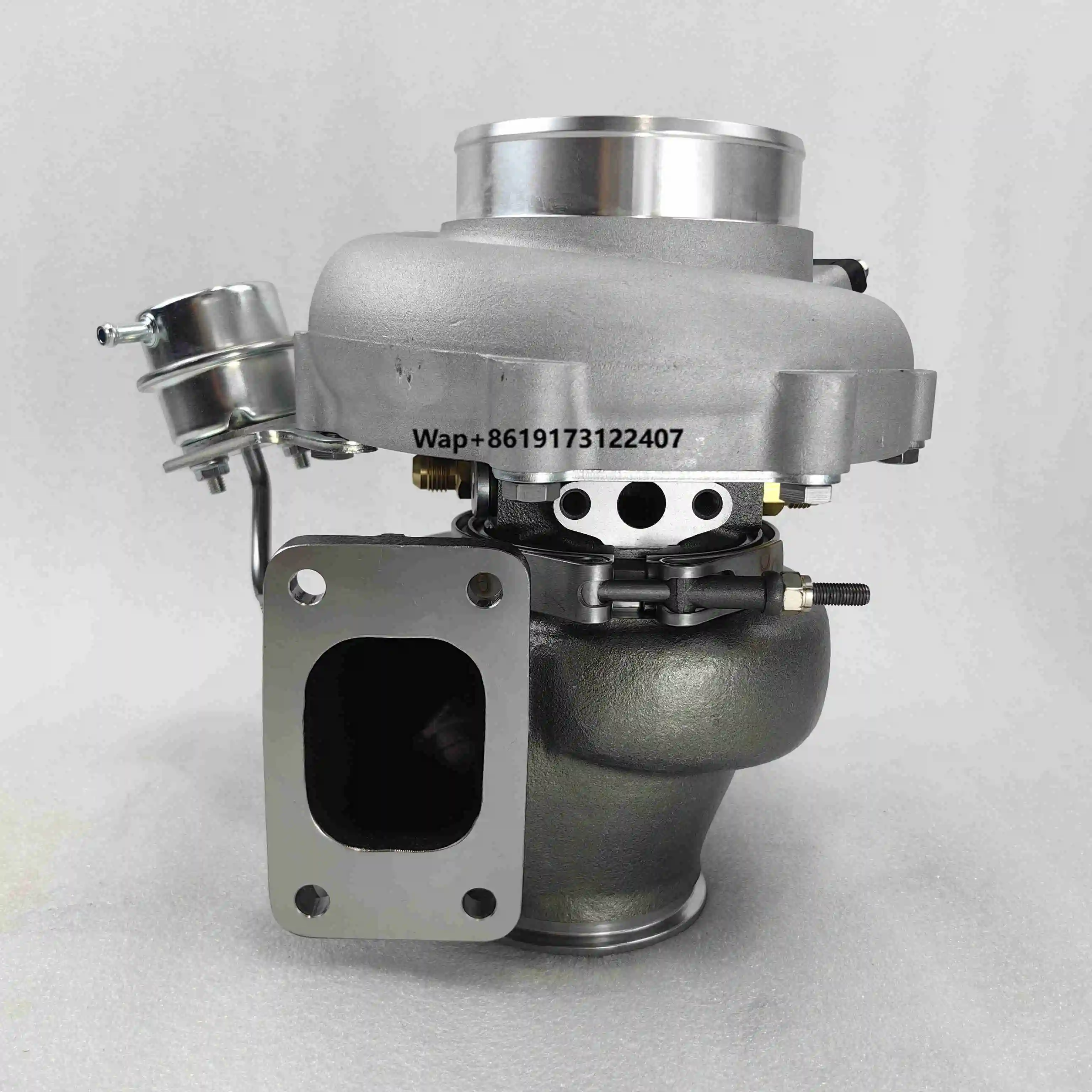 G35 Standard Rotation T3 0.83A/R V-Band G35-900 Ball Bearing Turbocharger Assembly Kit with Wastegated Turbine Housing