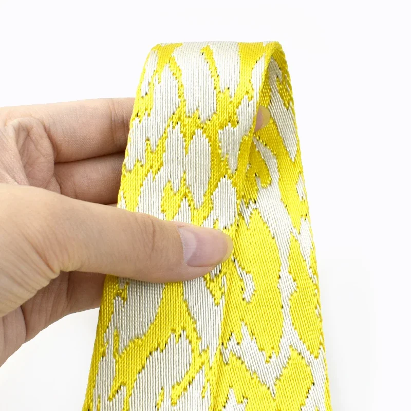 1/2/4m 38mm 3mm verdicktes Jacquard-Gurtband für Tasche Polyester Gurt bänder Band DIY Rucksack Kleidung dekorativen Gürtel