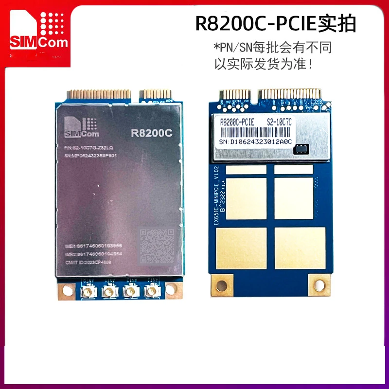 SIMCOM SIMCOM Internet delle cose Modulo di comunicazione 5G Pacchetto R8200C-PCIE Modulo M2 Piattaforma domestica