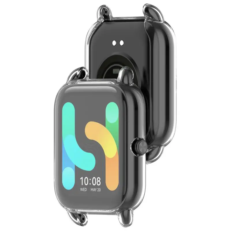2/3PCS Tpu Protective Cover Easy Installation All-round Durable Anti-fall Firm Watch Case Precise Fit Mellow